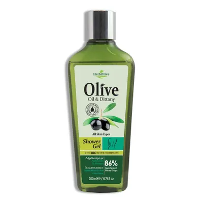 Obrázok produktu pre HerbOlive Sprchový gél s olivovým olejom a krétskou dittany 200 ml