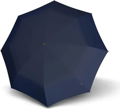 Produktbild von Knirps Taschenregenschirm Regenschirm Business Line Fiber T2 Duomatic Solid Blue dunkelblau