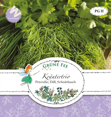 Produktbild von Kräutertrio Petersilie Dill Schnittlauch | Kräutersamen-Sets von Grüne Fee