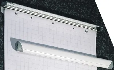 Produktbild von Flipchart-Blockhalter 700x32mm magnetische Befestigung