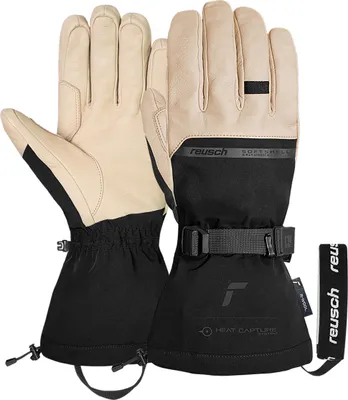 Produktbild von Reusch Fingerhandschuhe Duality R-WOOL mit winddichter, atmungsaktiver Funktion 9002 tan / black 9