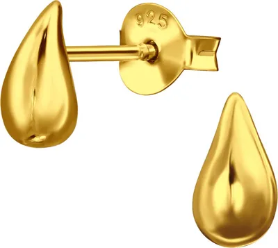 Immagine prodotto di Orecchini a goccia placcati oro in argento sterling e oro Unisize Maxte