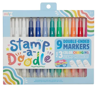 Produktbild von Ooly Stempel Marker - Kreative doppelseitige Marker für Kinder