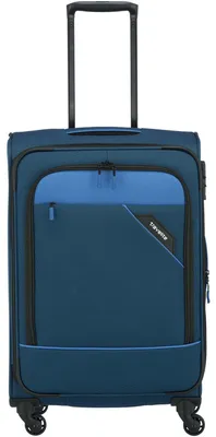 Zdjęcie produktu dla Walizka podróżna travelite Derby 4W, rozkładana, niebieska
