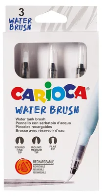 Produktbild von Carioca Water Brush, Bürstenset, Sortiert