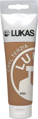 Produktbild von Lukas Cryl Terzia Plastic Tube Acrylfarbe Raw Sienna 125 ml 1 stk
