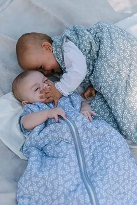 Productafbeelding van Famanu slaapzak voor baby's - 100% katoen, geschikt voor het tussenseizoen, zonder mouwen