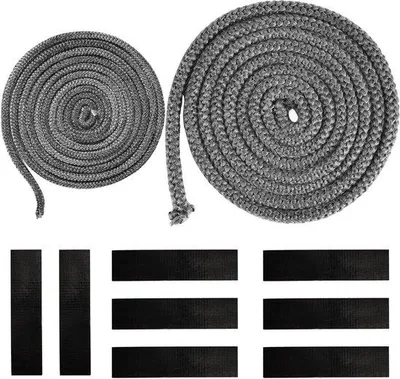 Produktbild von Ofen-Dichtungsschnur, hitzebeständig, 6-10mm x 25m, Türdichtung