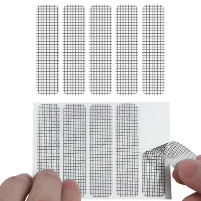 Produktbild von Fliegengitter Reparaturset, 120 Stück Klebeband, Insektenschutzgitter Reparatur, Fiberglas, Selbstklebend