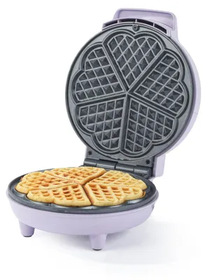 Produktbild von Giles & Posner Sorbet Gloss Herz-Waffeleisen, 18-cm-Platten, Lila
