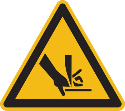 Produktbild von Dreifke® Aufkleber Warnschild, Warnung vor Schnittverletzungen - praxisbewähr...