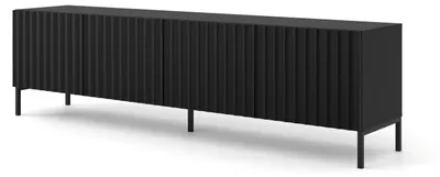 Zdjęcie produktu dla Homlando szafka RTV Wave 200 cm czarny mat