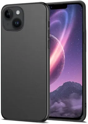 Produktbild von SCHWARZE SILIKON-RÜCKSEITE für iPhone 14 Plus 6,7'