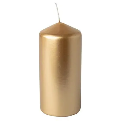 Produktbild von Stumpenkerze Ø 60 mm · 130 mm gold