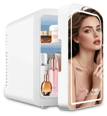 Image de Mini-réfrigérateur portable, idéal pour les produits de beauté et les effets personnels, 6 L