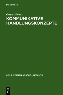 Produktbild von Kommunikative Handlungskonzepte
