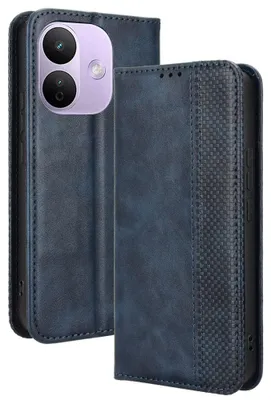 Produktbild von Xiaomi Redmi Note 17 Pro Hülle - Coverup Vintage Style Klapphülle - Blau