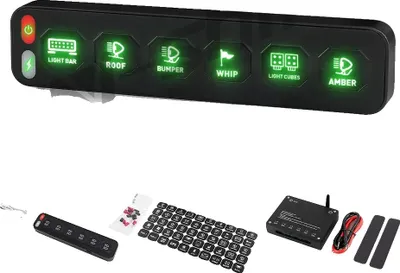 Obrázek produktu pro Panel řazení, bezdrátové ovládání, multifunkční design, 6 rychlostí bezdrátového připojení