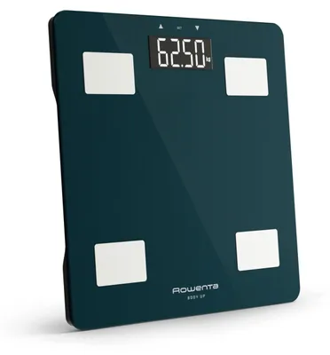 Produktbild von Rowenta Body Up 2.0 BR2600, Elektronische Personenwaage, 180 kg, 50 g, Grün, kg, ST, lb, Quadratisch