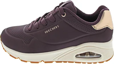 Zdjęcie produktu dla Modne półbuty sportowe Skechers z profilowaną podeszwą w kolorze fioletowym, rozmiar 38