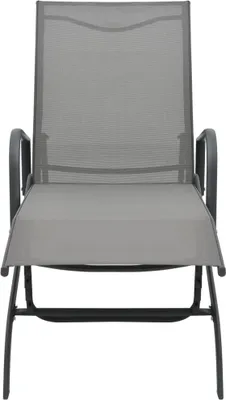 Produktbild von VidaXL 47845, Lounge, Gepolsterter Sitz, Stahl, Textil, Grau, 580 mm, 2000 mm
