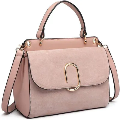 Image de Elégant sac à main Miss Lulu Femme Rose en similicuir