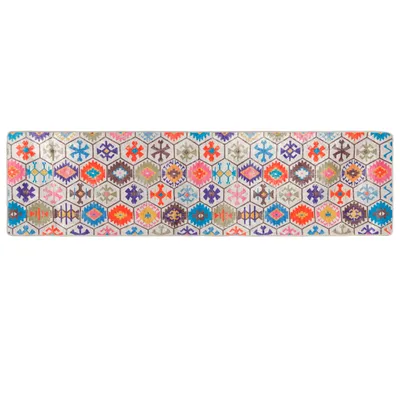 Produktbild von vidaXL Teppich Waschbar Mehrfarbig 80x300 cm