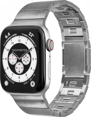Obrázok produktu pre LAUT LINK 2.0 náramok pre Apple Watch 42, 44, 45, 49 mm - strieborný