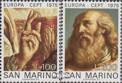 Produktbild von Briefmarken San Marino 1975 Mi 1088-1089 (kompl.Ausg.) postfrisch Europa: Gemälde