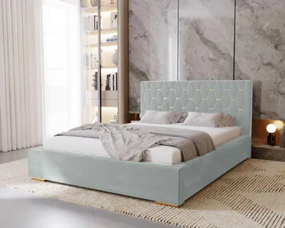 Produktbild von Doppelbett 140x200 mit Stauraum DANVILLE 1 - Esche