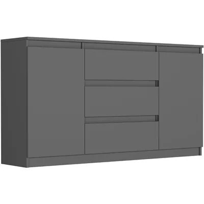 Produktbild von Kommode - Anthrazit - 140 x 40 x 76 cm - Modern R-140-S3