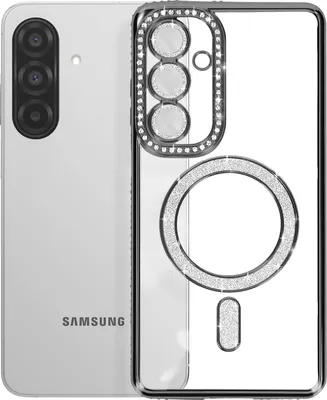 Produktbild von Avizar, Diamant-Hülle für Samsung Galaxy A26 MagSafe Strass-Rand, Schwarz