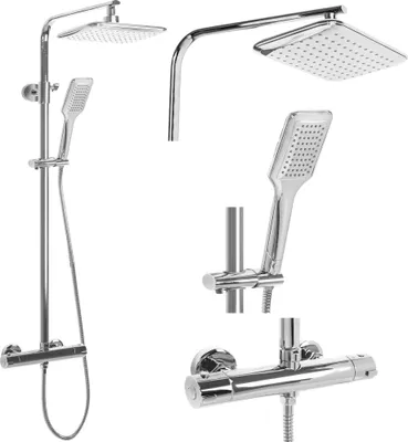 Obrázek produktu pro Sprchový termostatický set Rea TOM Chrome