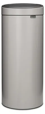Obrázok produktu pre Kôš na odpad Brabantia Touch Bin New 1010459, 30 l, tiché a plynulé zatváranie, svetlosivý