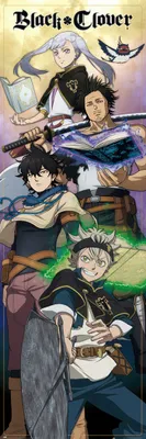 Produktbild von Black Clover Poster Group Türposter 53 x 158 cm