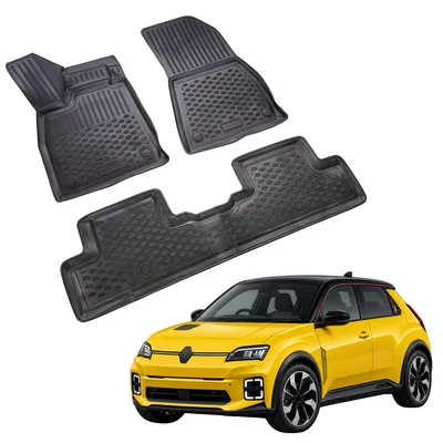 Obrázok produktu pre J&J Automotive Gumové rohože so zvýšeným okrajom pre Renault 5 E-Tech 2024-vyššie 3ks