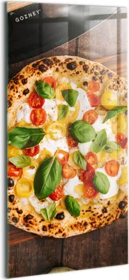 Produktbild von Designer Glasbild - Wandbild - Glas Bild - 50x100 cm - Italienische Küche, Pizza-Gastronomie