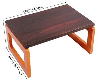 Obrázek produktu pro Konferenční stolek, vintage design, skládací, červenohnědý