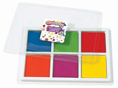 Produktbild von Colorations Stempelkissen Spielzeug auswaschbar mehrfarbig