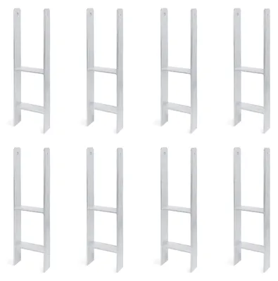 Zdjęcie produktu dla Alberts 8 x wsporniki słupków H, 141x600 mm, grubość materiału 6 mm, głębokość 60 mm, ocynkowane ogniowo