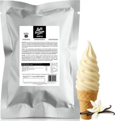 Image de Crème glacée à la vanille italienne - Mélange en poudre 2kg, Haute qualité et performance