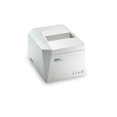 Image de TSP143IV - Imprimante thermique à bond avec massicot, 80mm, USB + Ethernet, CloudPRNT, blanc