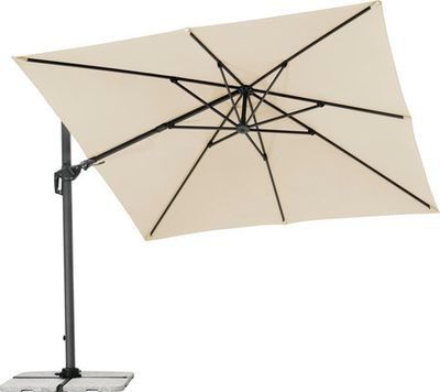 Schneider Ampelschirm Rhodos Twist natur, 300 x 300 cm