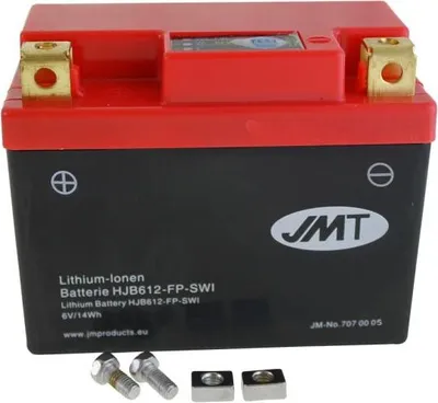 Immagine prodotto di Batteria JMT agli ioni di litio per moto HJB612-FP 6V
