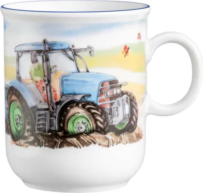 Produktbild von SELTMANN Compact Becher mit Henkel, Inhalt: 0,25 Liter, Mein Traktor