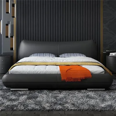 Produktbild von Betten Textil Leder Hotel Luxus Polster Samt Stoff Designer Bett Schlafzimmer