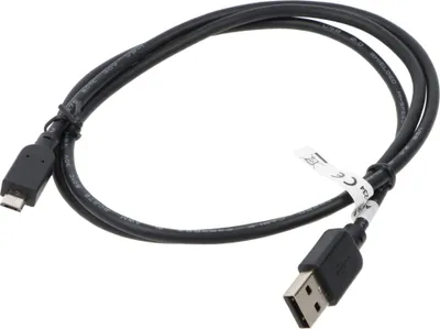 Produktbild von Goobay 93918, 1 m, Micro-USB B, USB A, USB 2.0, 0,48 Gbit/s, Schwarz