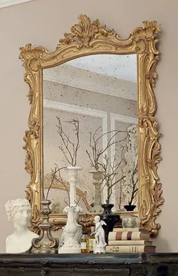 Produktbild von Casa Padrino Luxus Barock Spiegel Antik Gold - Handgefertigter italienischer Barockstil Wandspiegel mit antikem Spiegelglas - Luxus Möbel im Barockstil - Barock Möbel -  Italy