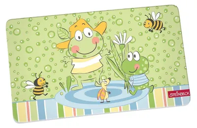 Melamin-Frühstücksbrettchen 23,5x14,5 cm weiß spülmaschinengeeignet