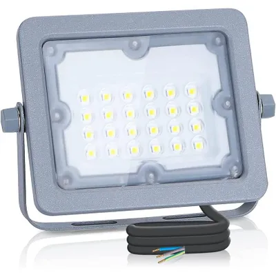 LED-Außenstrahler 30 W, 6500 K, 2700 lm, IP65, wasserdicht